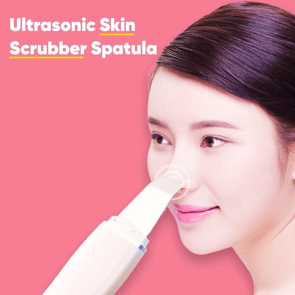 Ultrasonic Skin Scrubber Spatula Face Lift Machine - Gadgets for Women